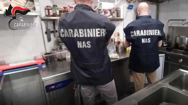 Carabinieri del Nas durante i controlli (foto di archivio) - Ansa © www.giornaledibrescia.it