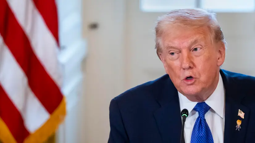 Il presidente degli Stati Uniti Donald Trump - Foto Epa/Bonnie Cash/Pool