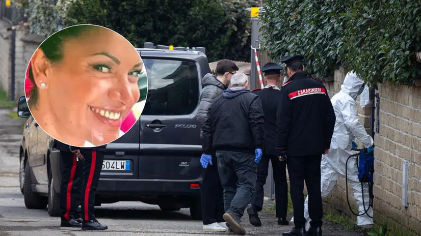 Federica Torzullo e l'esterno della sua abitazione dove nei giorni scorsi sono stati effettuati rilievi scientifici - Foto Ansa © www.giornaledibrescia.it