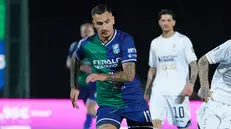 Crespi con la maglia della FeralpiSalò - Foto New Reporter Perteghella © www.giornaledibrescia.it