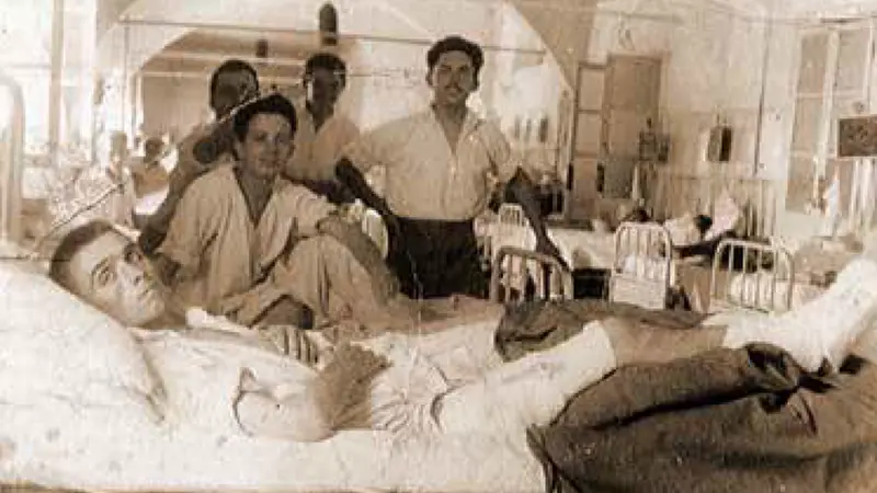 Tranquillo Bernardi in ospedale - © www.giornaledibrescia.it