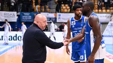 Mauro Ferrari con Joseph Mobio - Foto Ceretti/Ciamillo-Castoria © www.giornaledibrescia.it