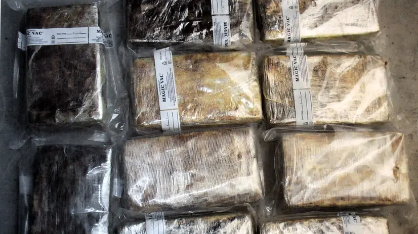 Panetti di cocaina (foto d'archivio) - Foto Marco Ortogni/Neg © www.giornaledibrescia.it