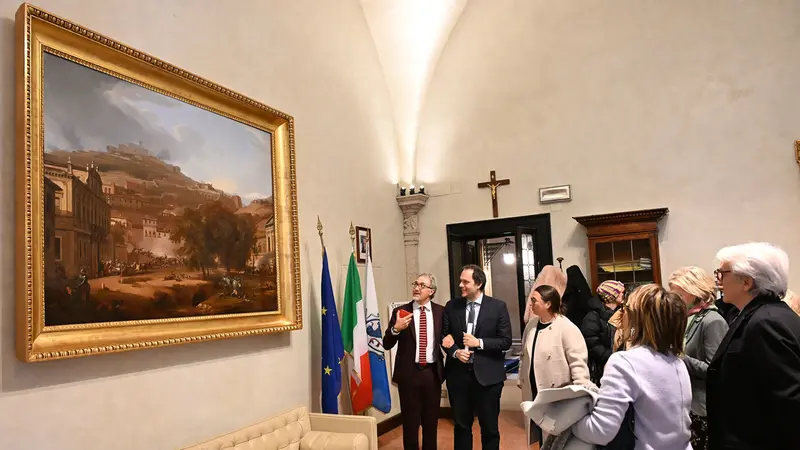 L'opera nello studio del vicesindaco