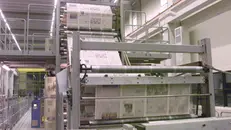 Una rotativa mentra stampa dei quotidiani - © www.giornaledibrescia.it