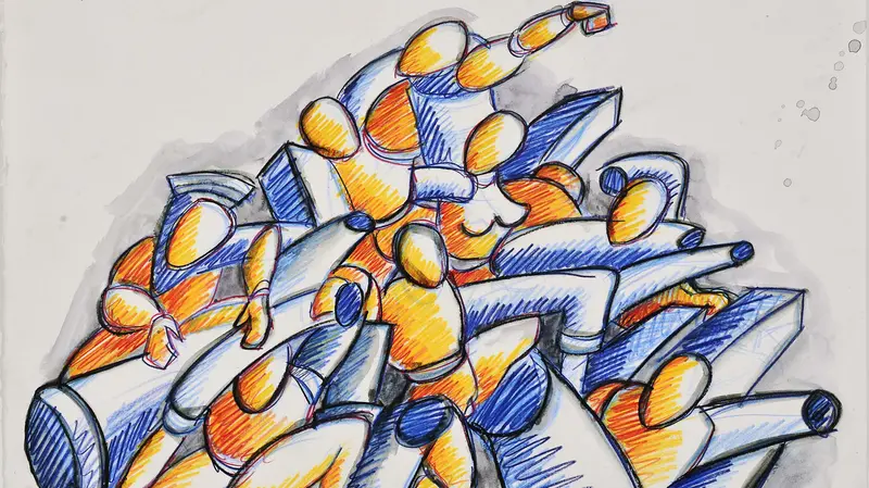 Alcune opere esposte al MuSa