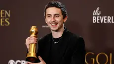 Timothée Chalamet ai Golden Globe Awards