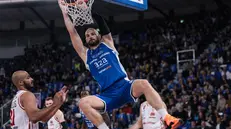 Miro Bilan: la schiacciata - Foto New Reporter Comincini  © www.giornaledibrescia.it