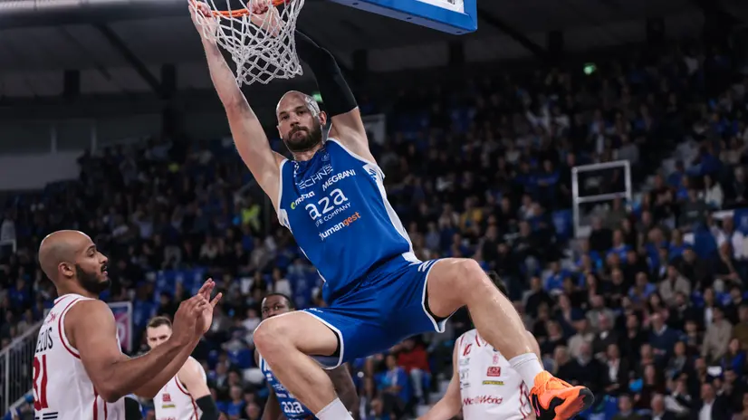 Miro Bilan: la schiacciata - Foto New Reporter Comincini  © www.giornaledibrescia.it