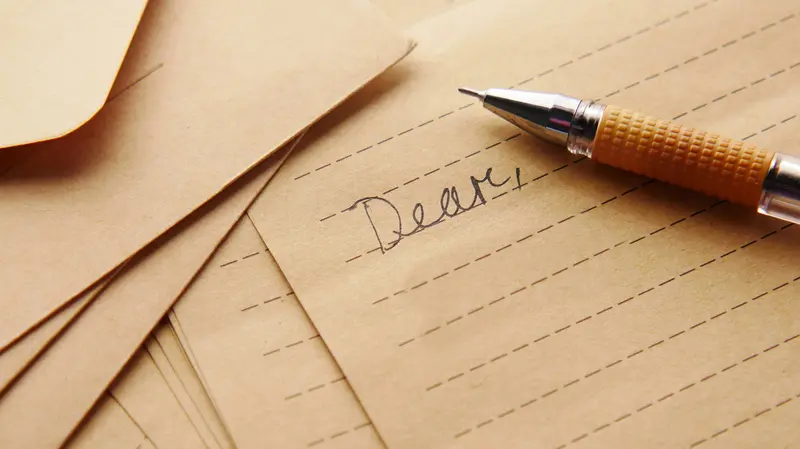 Una lettera d'amore, come suggerisce Gray