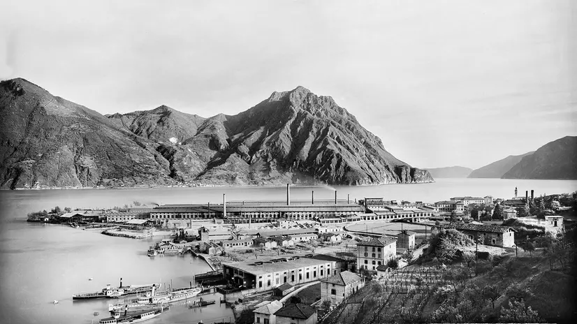 Una veduta della parte alta del lago d'Iseo - Foto © Fondazione Negri