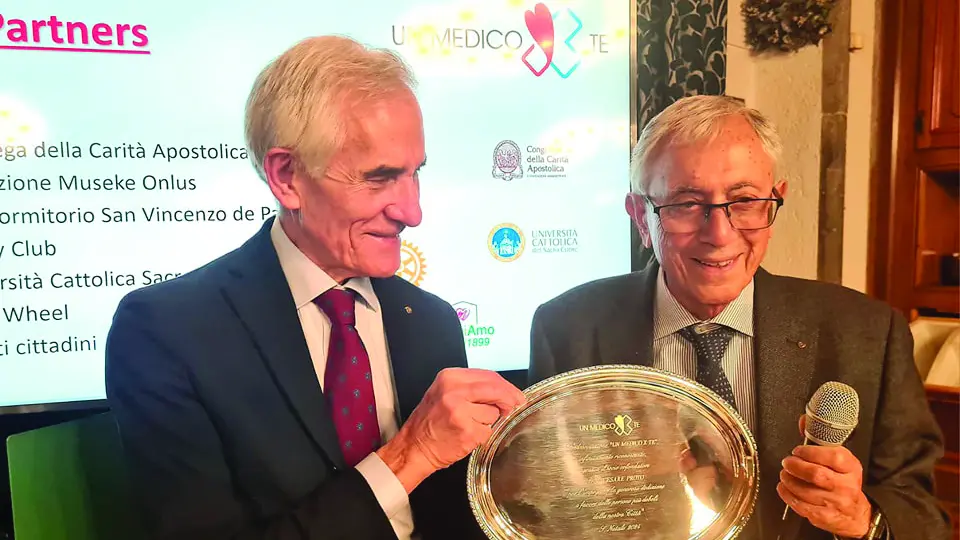 Nel 2024 il dottor Proto è stato premiato da «Un medico X te» - © www.giornaledibrescia.it