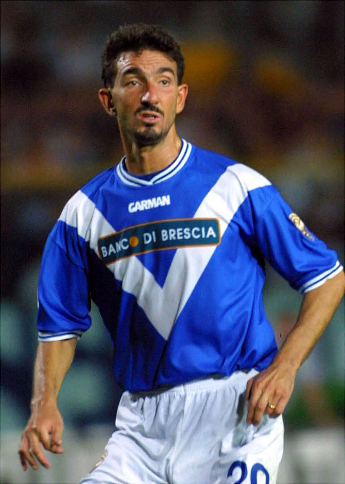 Il calciatore Vittorio Mero; in alto, Francesco Venditti

