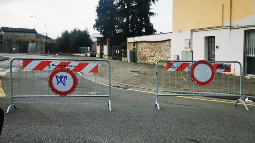 Il sottopasso di via Dalmazia resterà chiuso per una settimana © www.giornaledibrescia.it