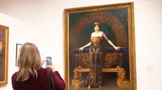 L'inaugurazione della mostra Liberty a Palazzo Martinengo