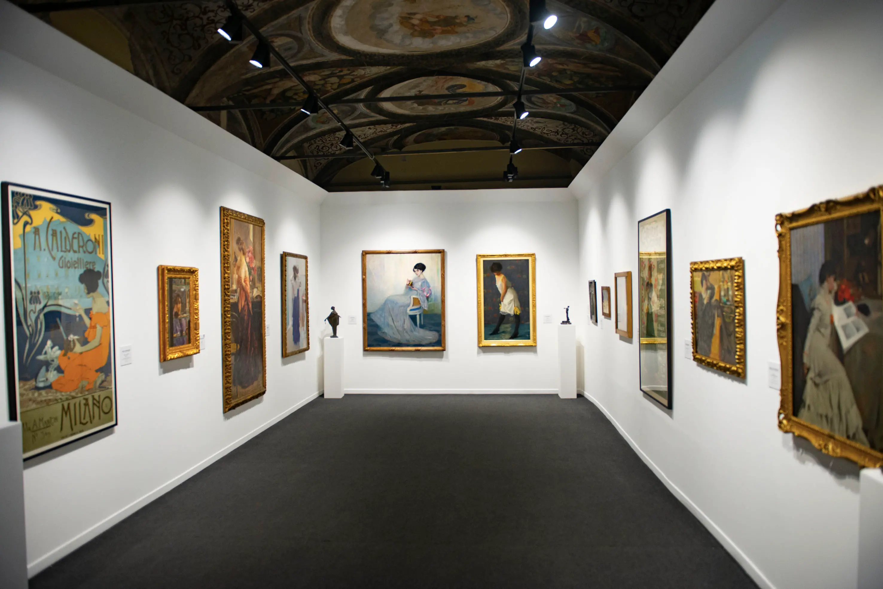 L'inaugurazione della mostra Liberty a Palazzo Martinengo