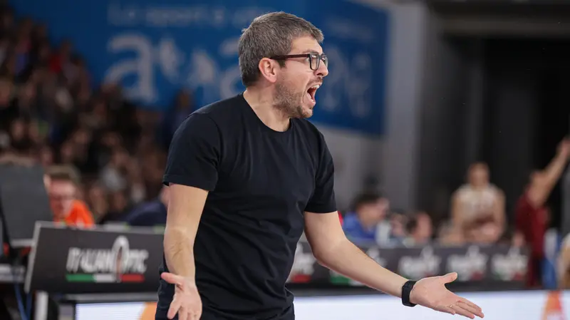 Matteo Cotelli, coach della Germani - © nicoli©newreporter