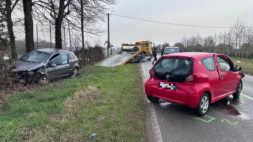 Le vetture coinvolte - © www.giornaledibrescia.it