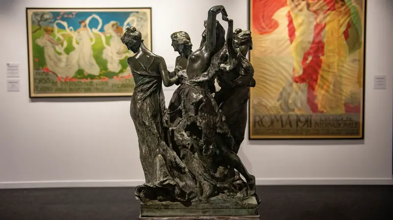 La scultura di Rubino - Foto New Reporter Papetti © www.giornaledibrescia.it