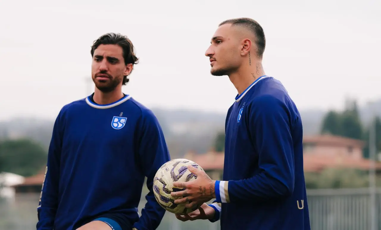 Brescia, il primo allenamento di Crespi
