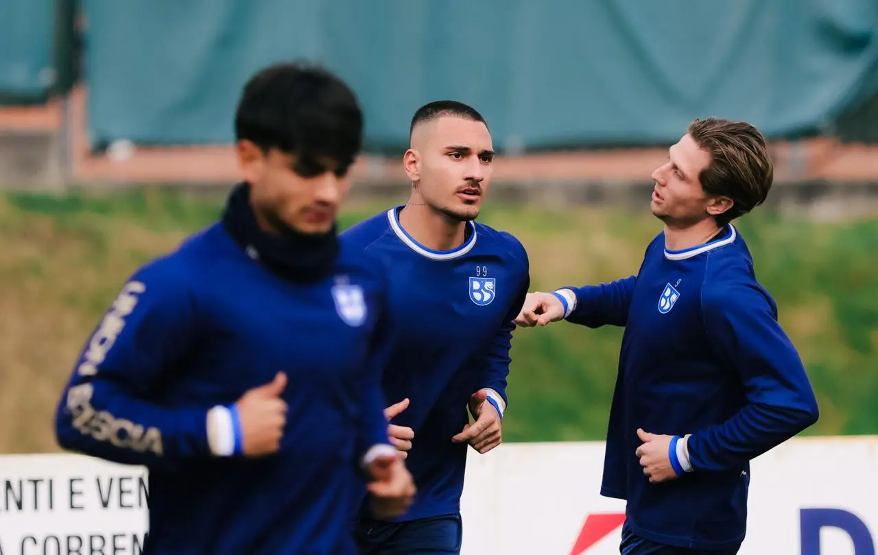 Brescia, il primo allenamento di Crespi