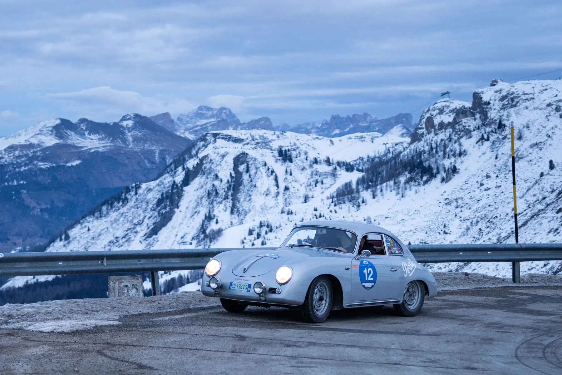 Il passaggio al Passo Pordoi (2.239)