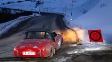 Il passaggio al Passo Pordoi (2.239)