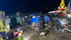 Niardo, l'auto sulla quale viaggiava come passeggero la vittima Daniele Caratti