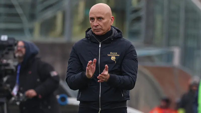 Eugenio Corini, tecnico dell'Union Brescia - Foto New Reporter Nicoli © www.giornaledibrescia.it