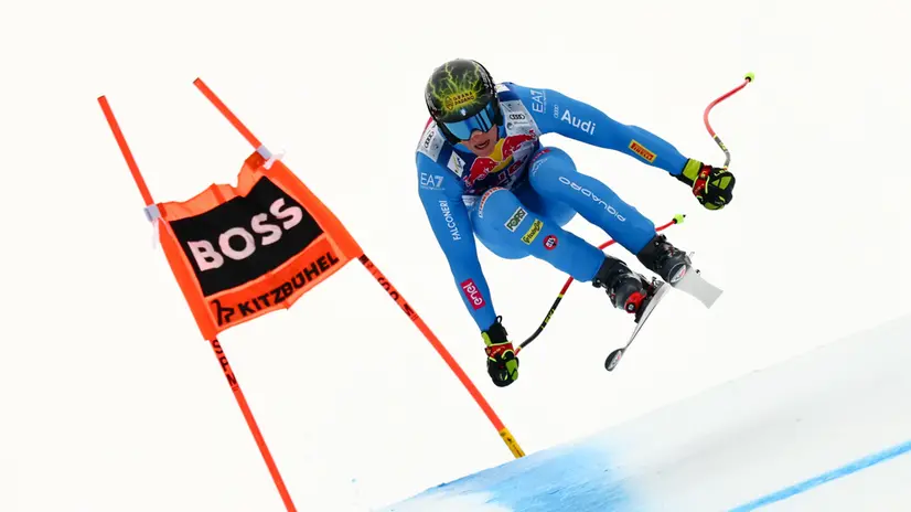 Giovanni Franzoni a Kitzbuehel - Ansa © www.giornaledibrescia.it