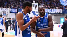 Demetre Rivers e Joseph Mobio della Germani - Foto M.Ceretti / Ciamillo-Castoria © www.giornaledibrescia.it