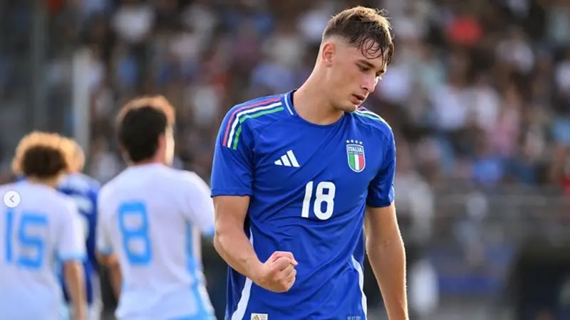 Francesco Pio Esposito  - Foto pagina Instagram Figc  © www.giornaledibrescia.it