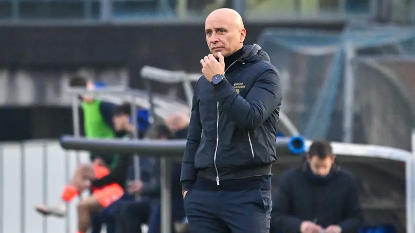 Eugenio Corini oggi al Rigamonti - Foto New Reporter Pasotti © www.giornaledibrescia.it