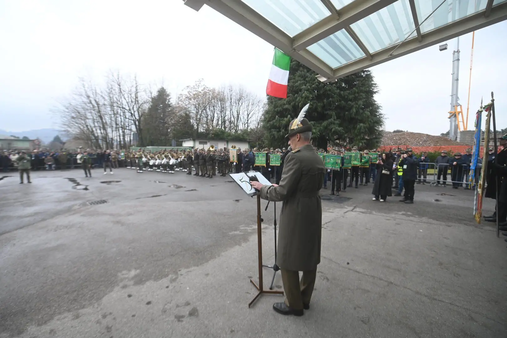 Gli Alpini alla scuola Nikolajewka di Mompiano