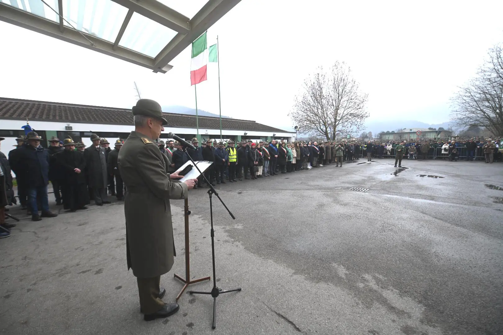 Gli Alpini alla scuola Nikolajewka di Mompiano