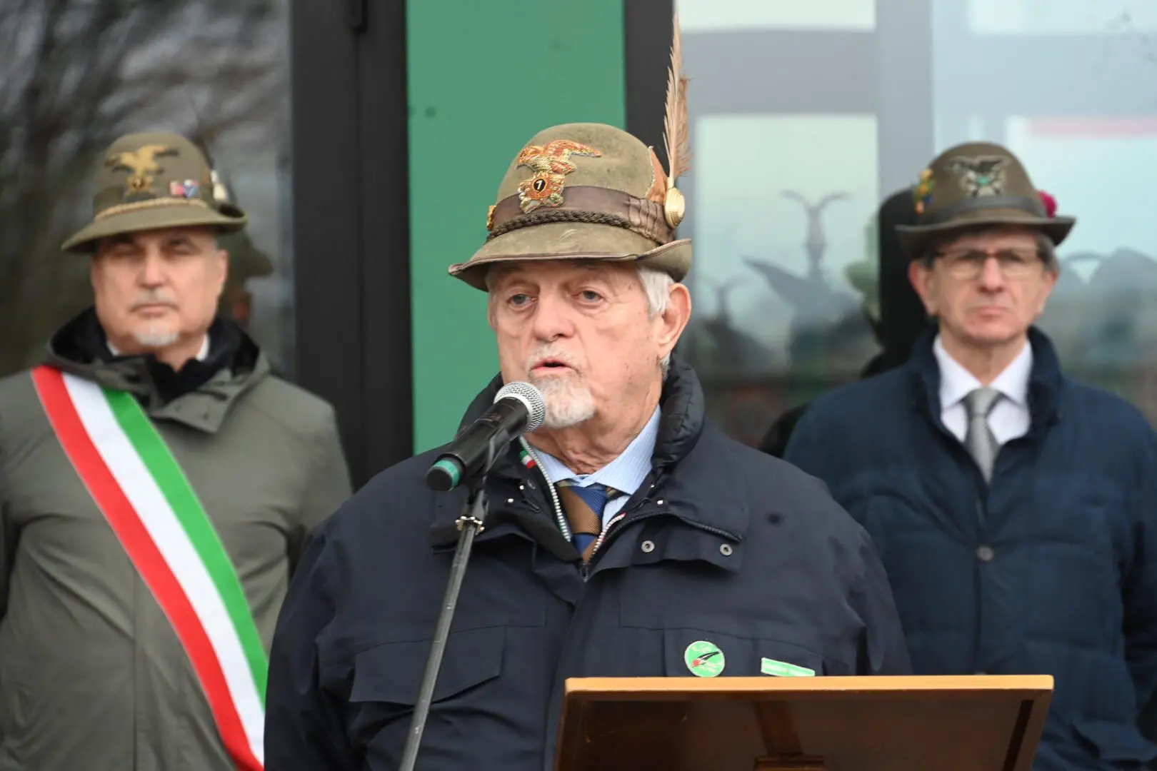 Gli Alpini alla scuola Nikolajewka di Mompiano