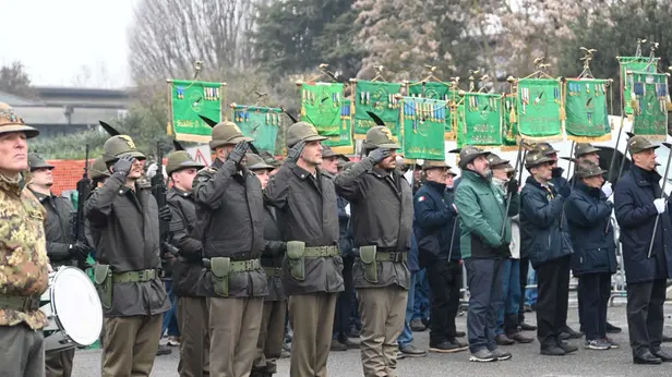 Gli Alpini alla scuola Nikolajewka di Mompiano