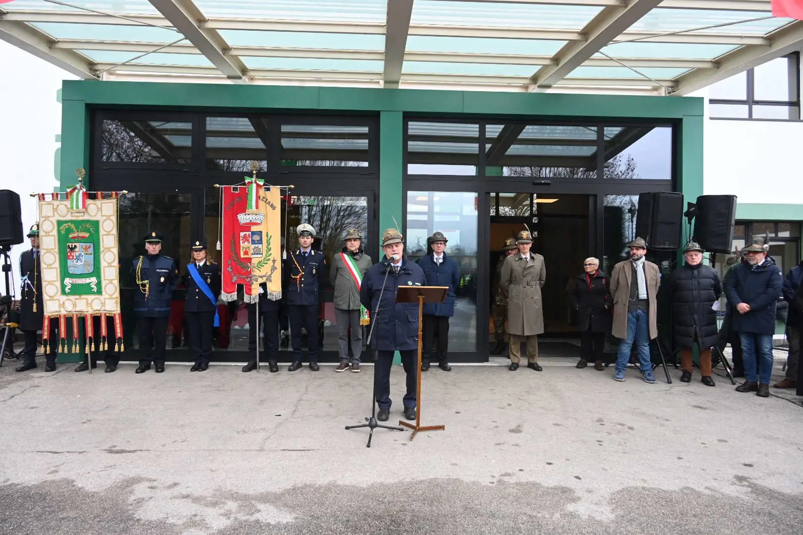 Gli Alpini alla scuola Nikolajewka di Mompiano