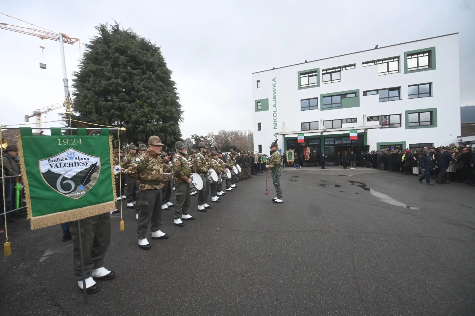 Gli Alpini alla scuola Nikolajewka di Mompiano