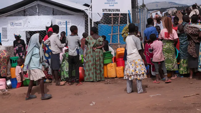 Rifugiati al campo di Busuma in Burundi - Ansa © www.giornaledibrescia.it
