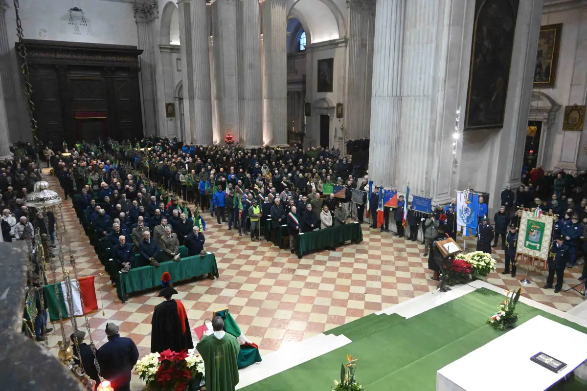 La messa con gli Alpini per l'anniversario di Nikolajewka