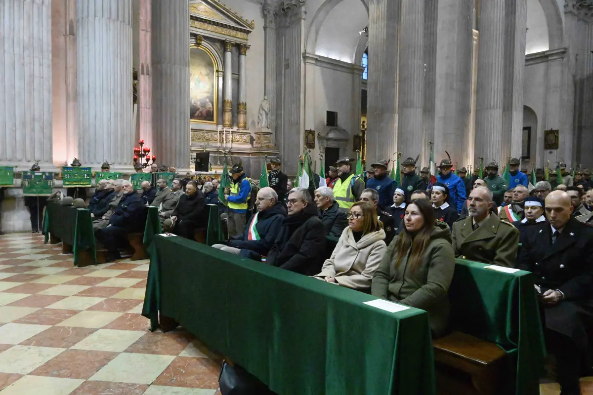La messa con gli Alpini per l'anniversario di Nikolajewka