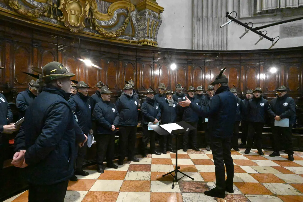 La messa con gli Alpini per l'anniversario di Nikolajewka