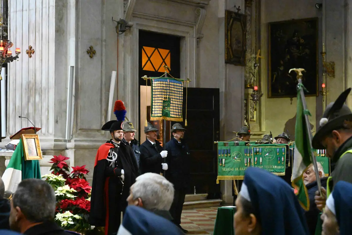 La messa con gli Alpini per l'anniversario di Nikolajewka
