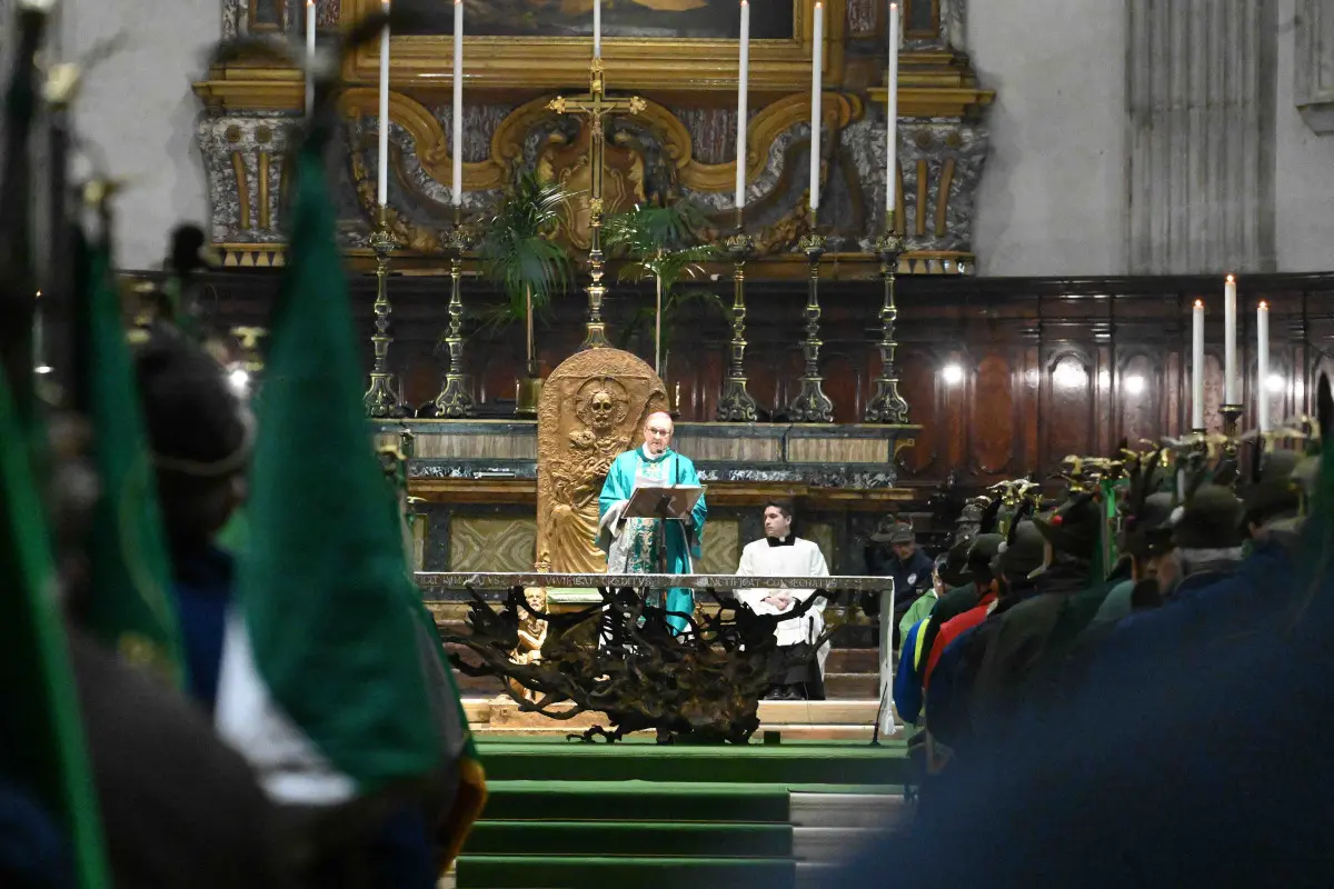 La messa con gli Alpini per l'anniversario di Nikolajewka