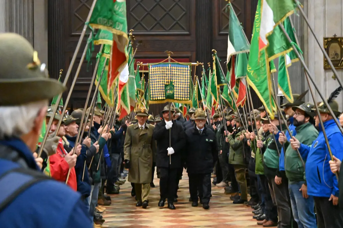 La messa con gli Alpini per l'anniversario di Nikolajewka