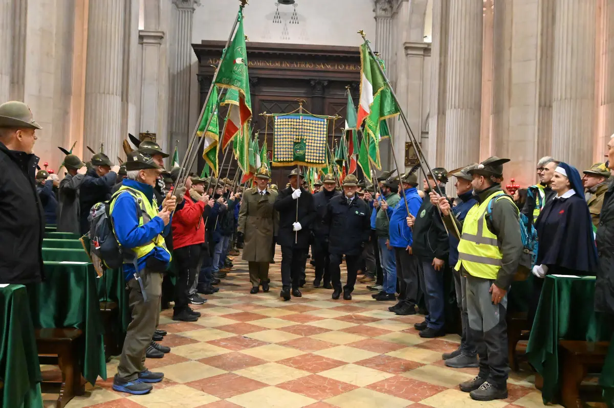 La messa con gli Alpini per l'anniversario di Nikolajewka