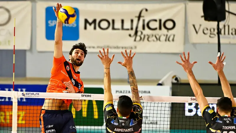 Lucconi, miglior realizzatore della Consoli - Foto Lega Volley
