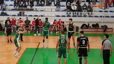 Giorgini, autore di 23 punti per Ospitaletto, al tiro - Foto Simone Pluda