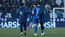 La delusione di Mercati ieri a fine gara - Foto New Reporter Comincini © www.giornaledibrescia.it